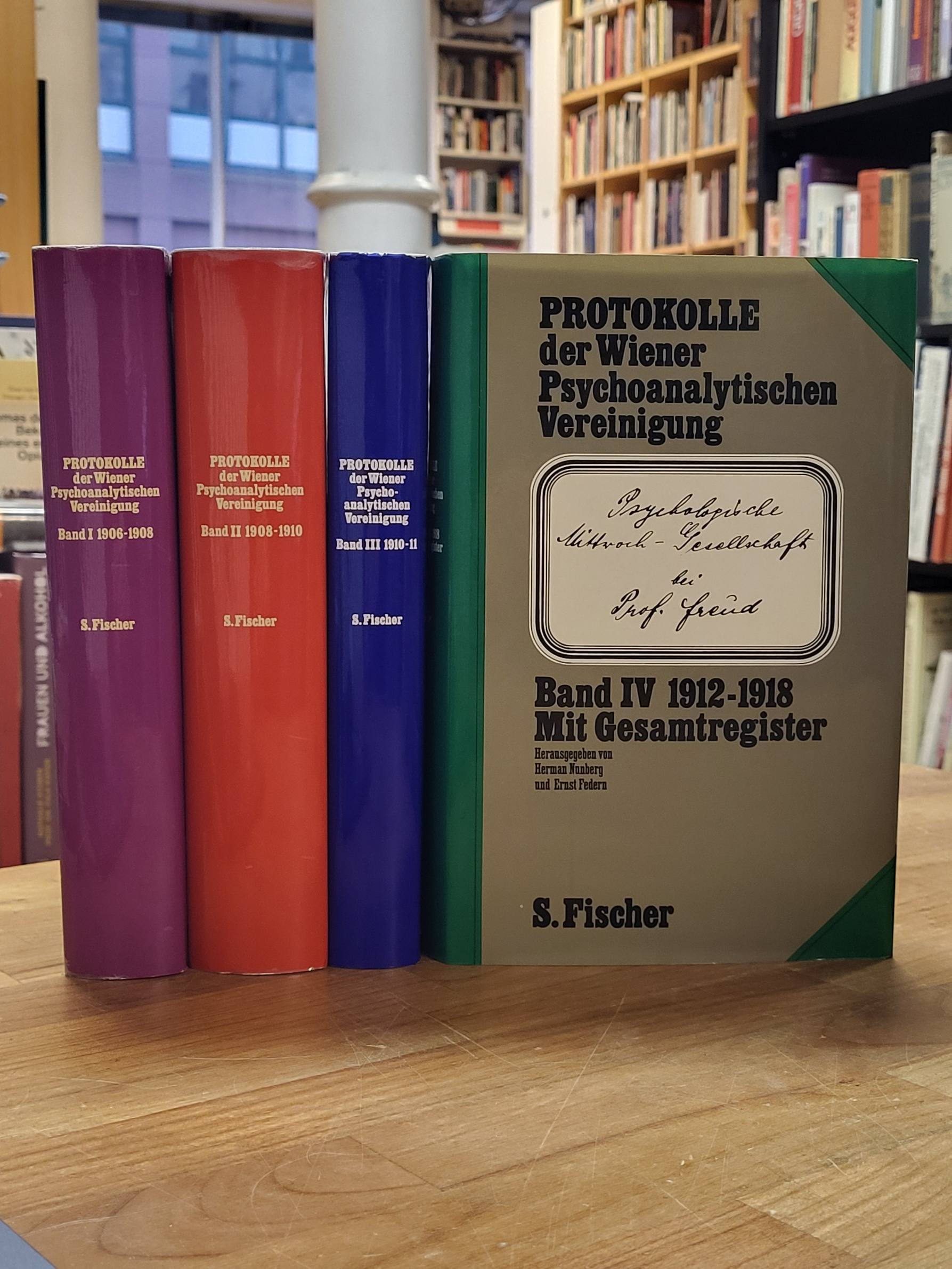 Nunberg, Protokolle der Wiener Psychoanalytischen Vereinigung, Bände 1-4 (so kom Nunberg, Protokolle der Wiener Psychoanalytischen Vereinigung, Bände 1-4 (so kom