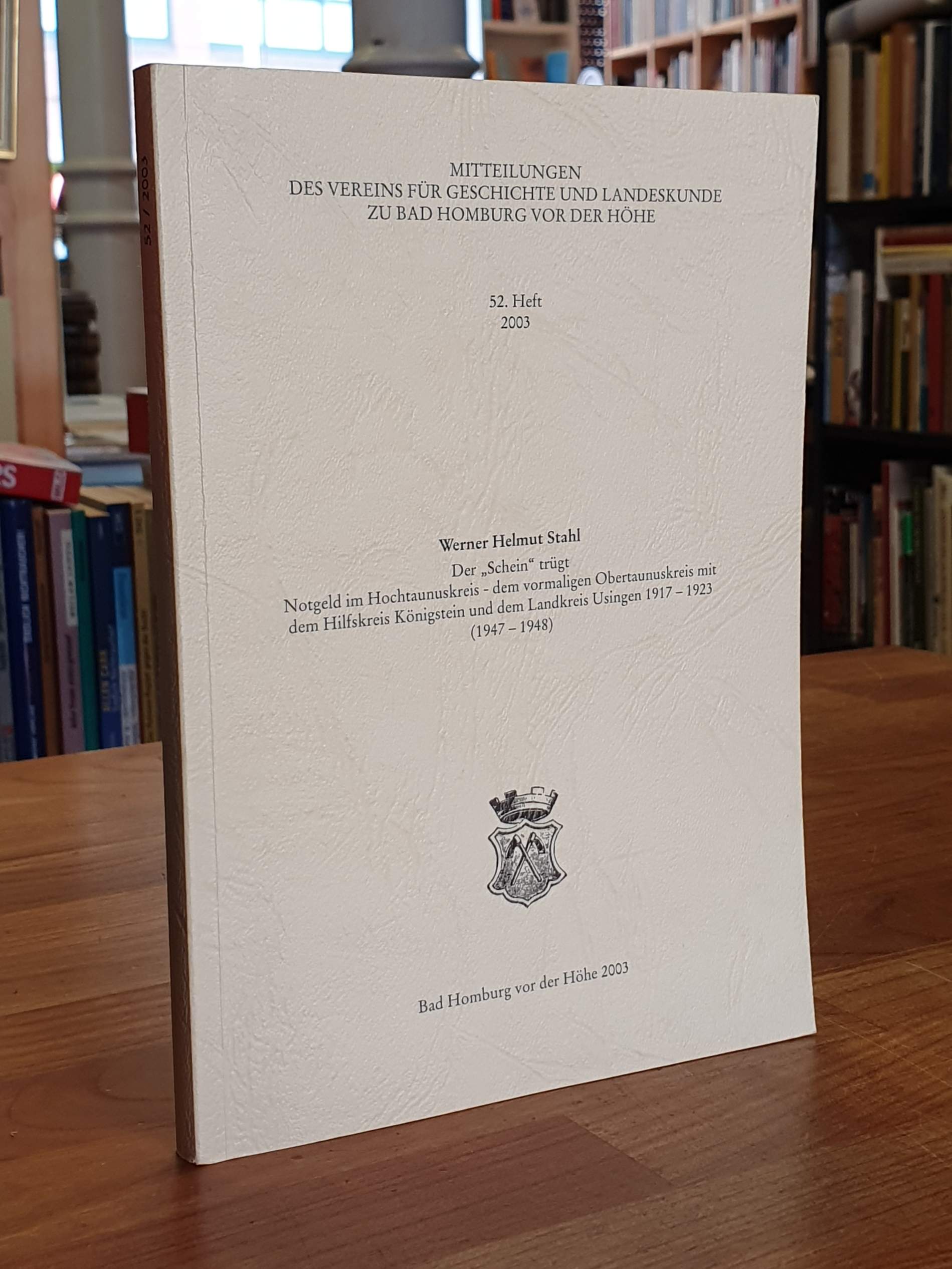 Vereins für Geschichte und Landeskunde zu Bad Homburg vor der Höhe (Hrsg.), Mitt Vereins für Geschichte und Landeskunde zu Bad Homburg vor der Höhe (Hrsg.), Mitt