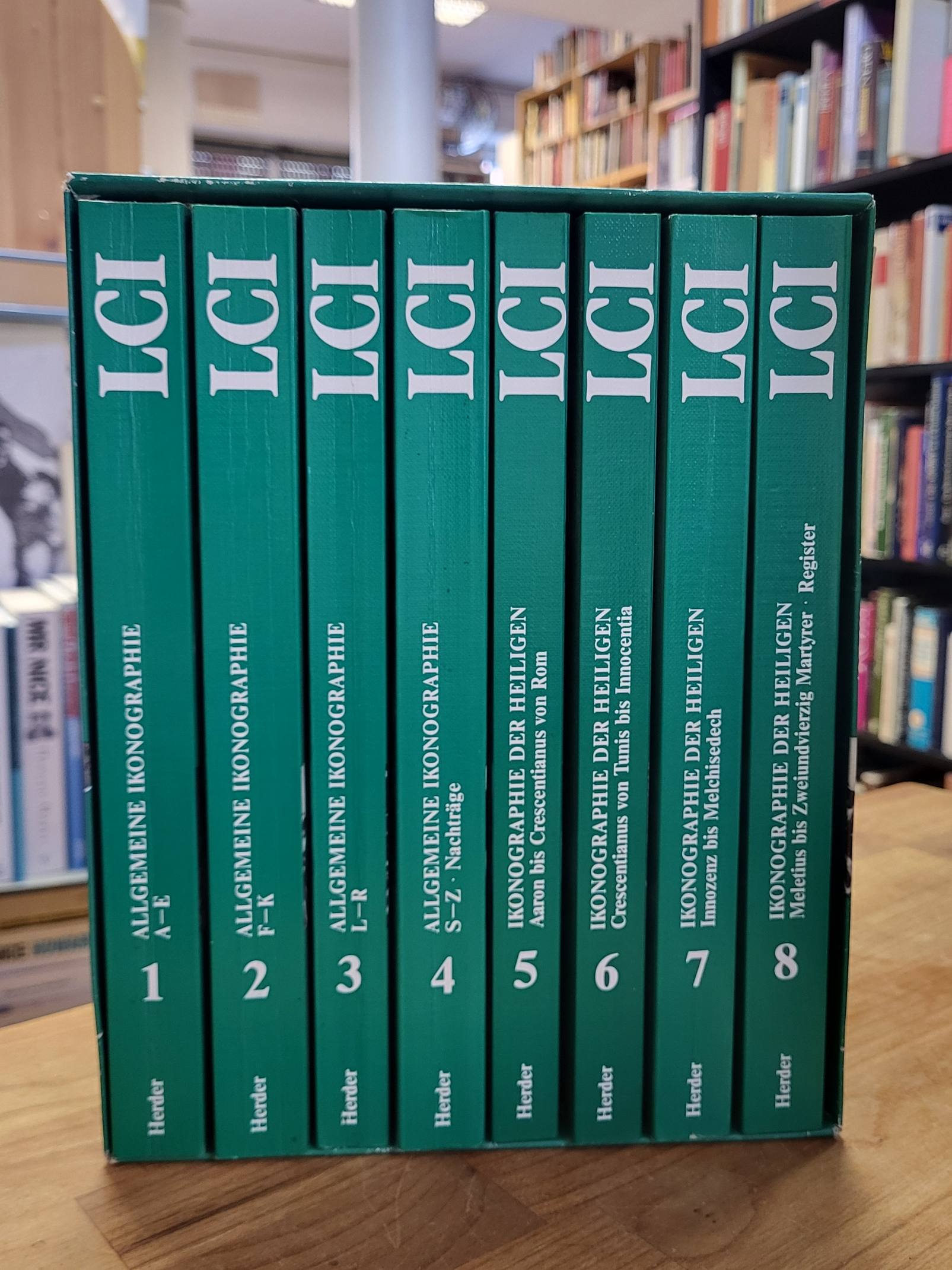 Kirschbaum, Lexikon der christlichen Ikonographie LCI, 8 Bände (= alles), Kirschbaum, Lexikon der christlichen Ikonographie LCI, 8 Bände (= alles),