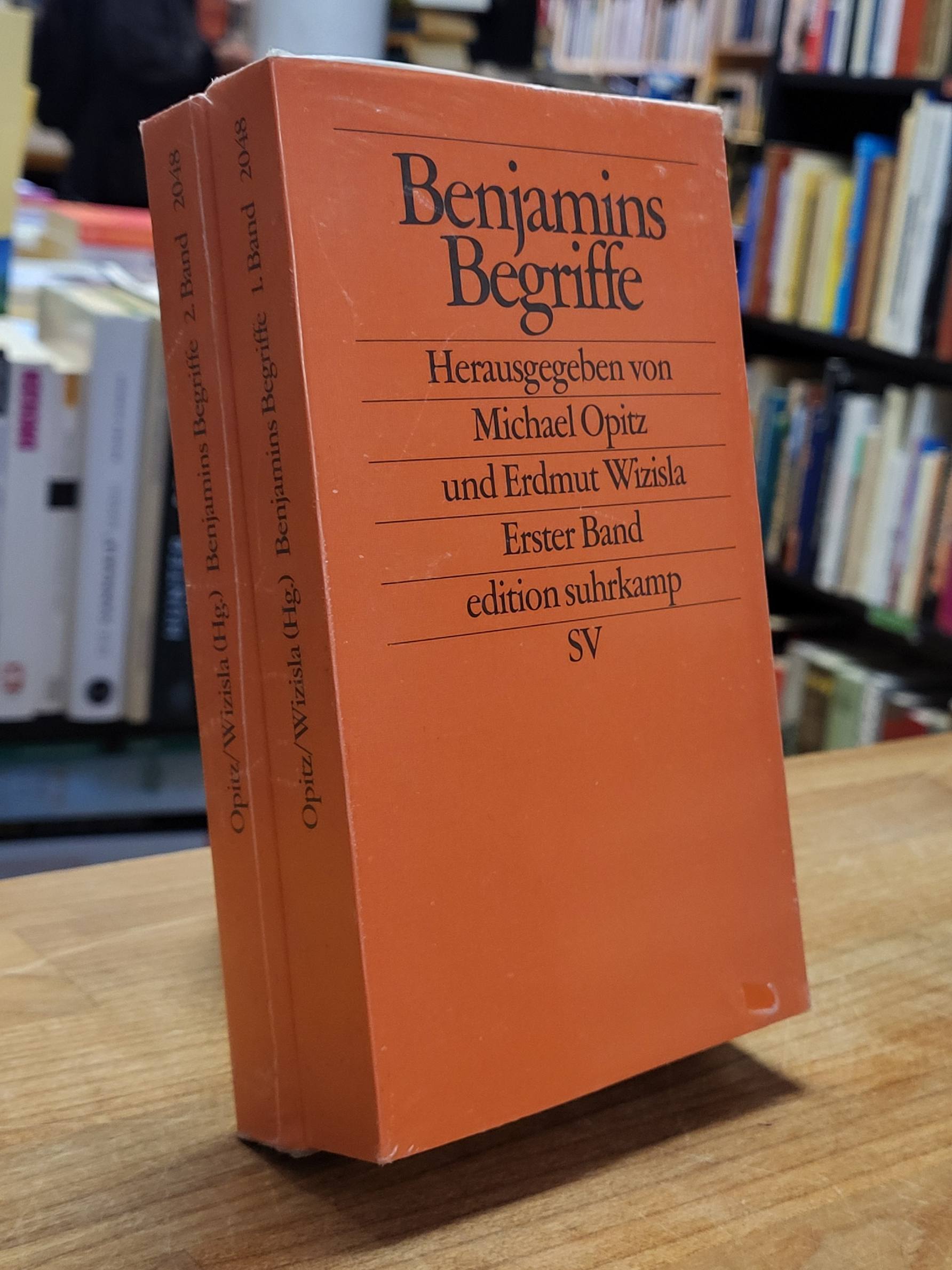 Opitz, Benjamins Begriffe, zwei Bände (so komplett),
