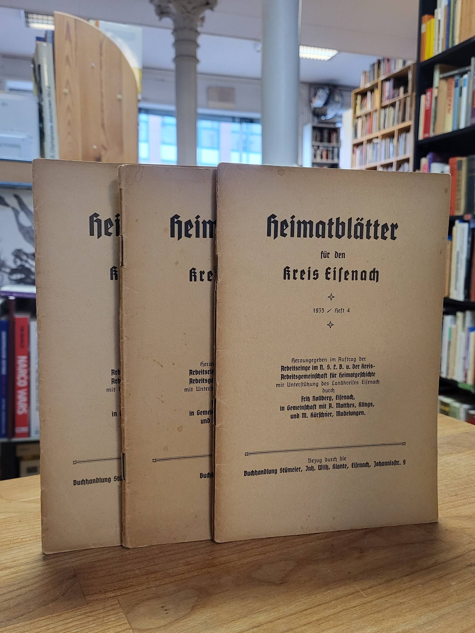 Heimatblätter für den Kreis Eisenach, 1. Jahrgang 1935