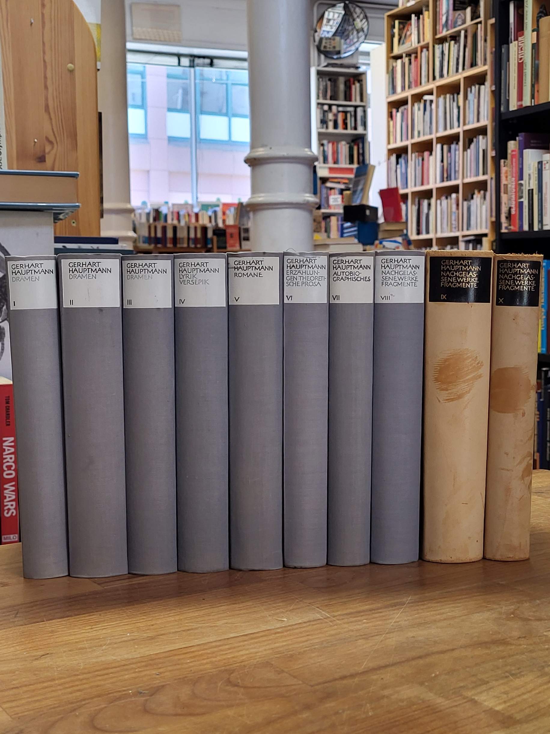 Hauptmann, Centenar-Ausgabe – Sämtliche Werke, 10 Bände: Bände I-X,