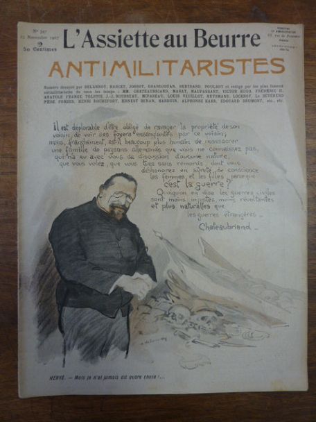 Antikriegs-Nummer, L’assiette au beurre N° 347, 23. Novembre 1907: Antimilitaris