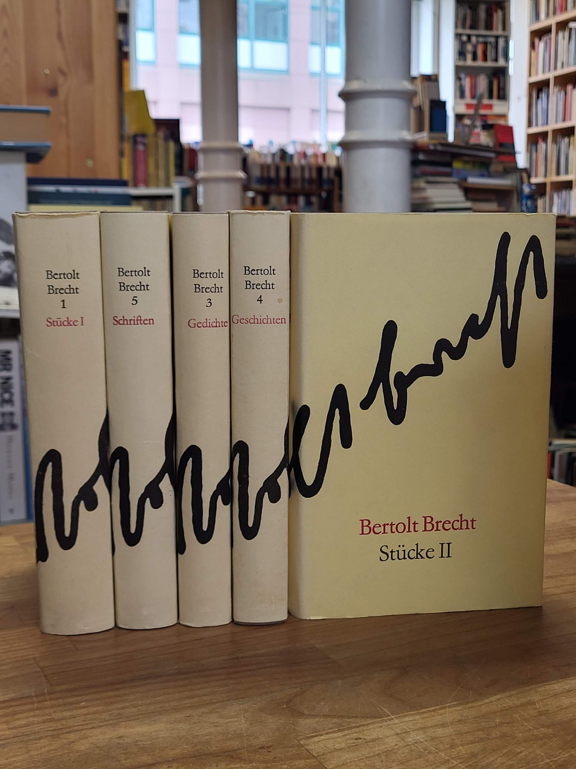 Brecht, Werke in fünf Bänden (so komplett): Band 1: Stücke I, Band 2: Stücke II, Brecht, Werke in fünf Bänden (so komplett): Band 1: Stücke I, Band 2: Stücke II,