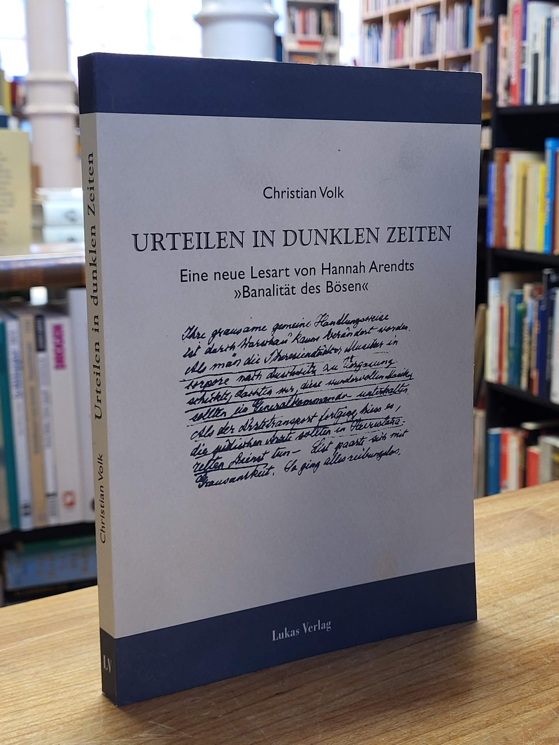 Volk, Urteilen in dunklen Zeiten,