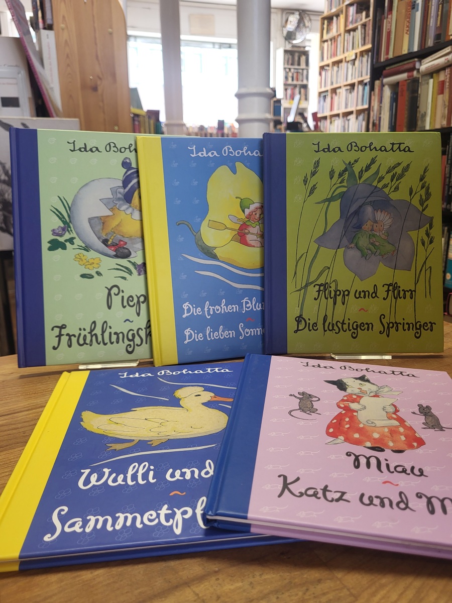 Bohatta, Bohatta Konvolut von acht Büchern in vier Bänden: Piep! & Frühlingskind Bohatta, Bohatta Konvolut von acht Büchern in vier Bänden: Piep! & Frühlingskind