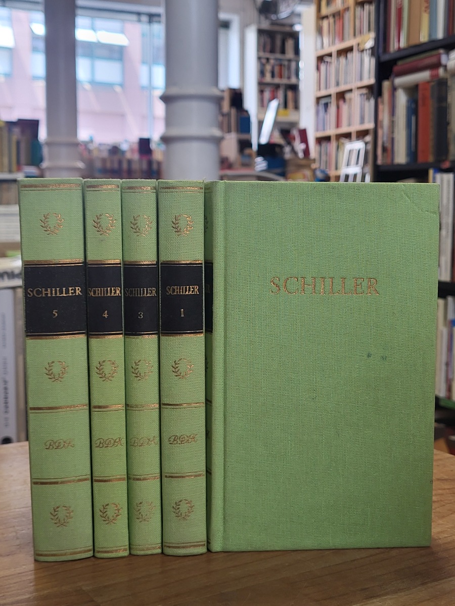 Schiller / 5 Bände – Die Bibliothek deutscher Klassiker – BDK Schiller / 5 Bände – Die Bibliothek deutscher Klassiker – BDK