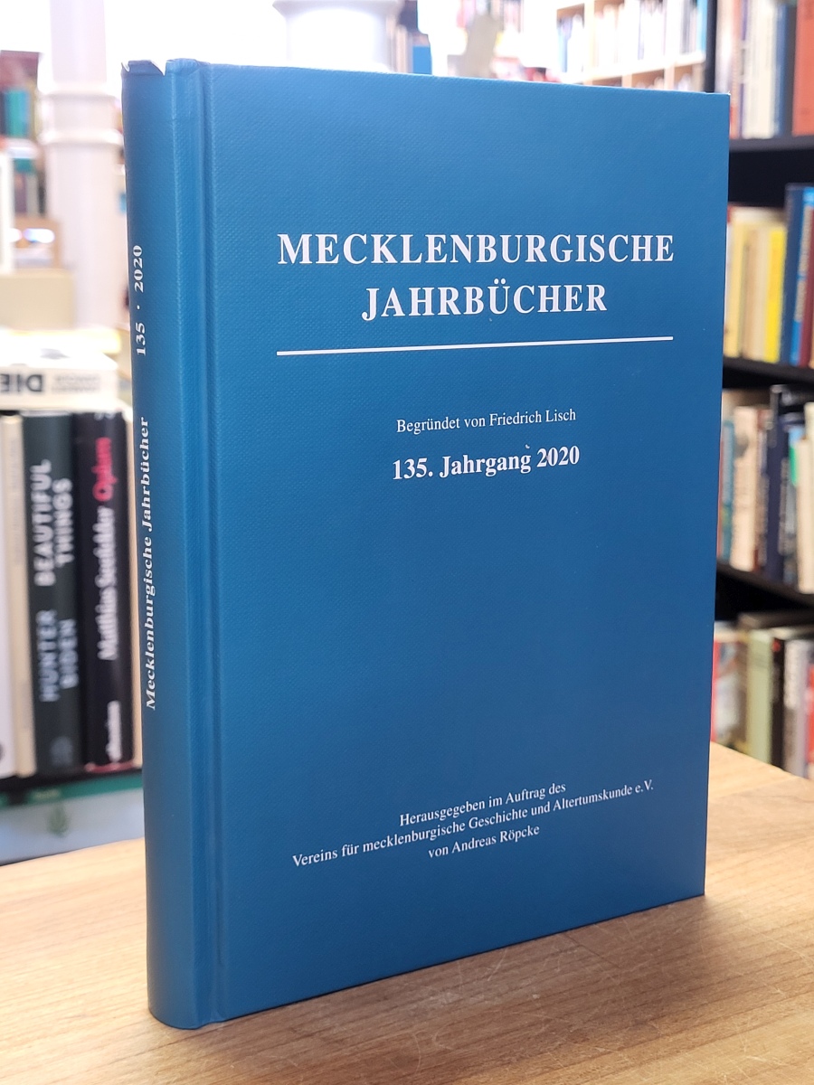 Mecklenburgische Jahrbücher, 135. Jahrgang, Mecklenburgische Jahrbücher, 135. Jahrgang,