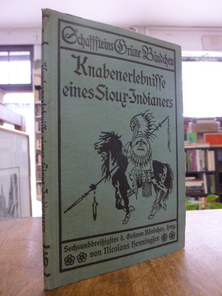 Amerika / Nordamerika / Eastman, Knabenerlebnisse eines Siouxindianers (auf Vord