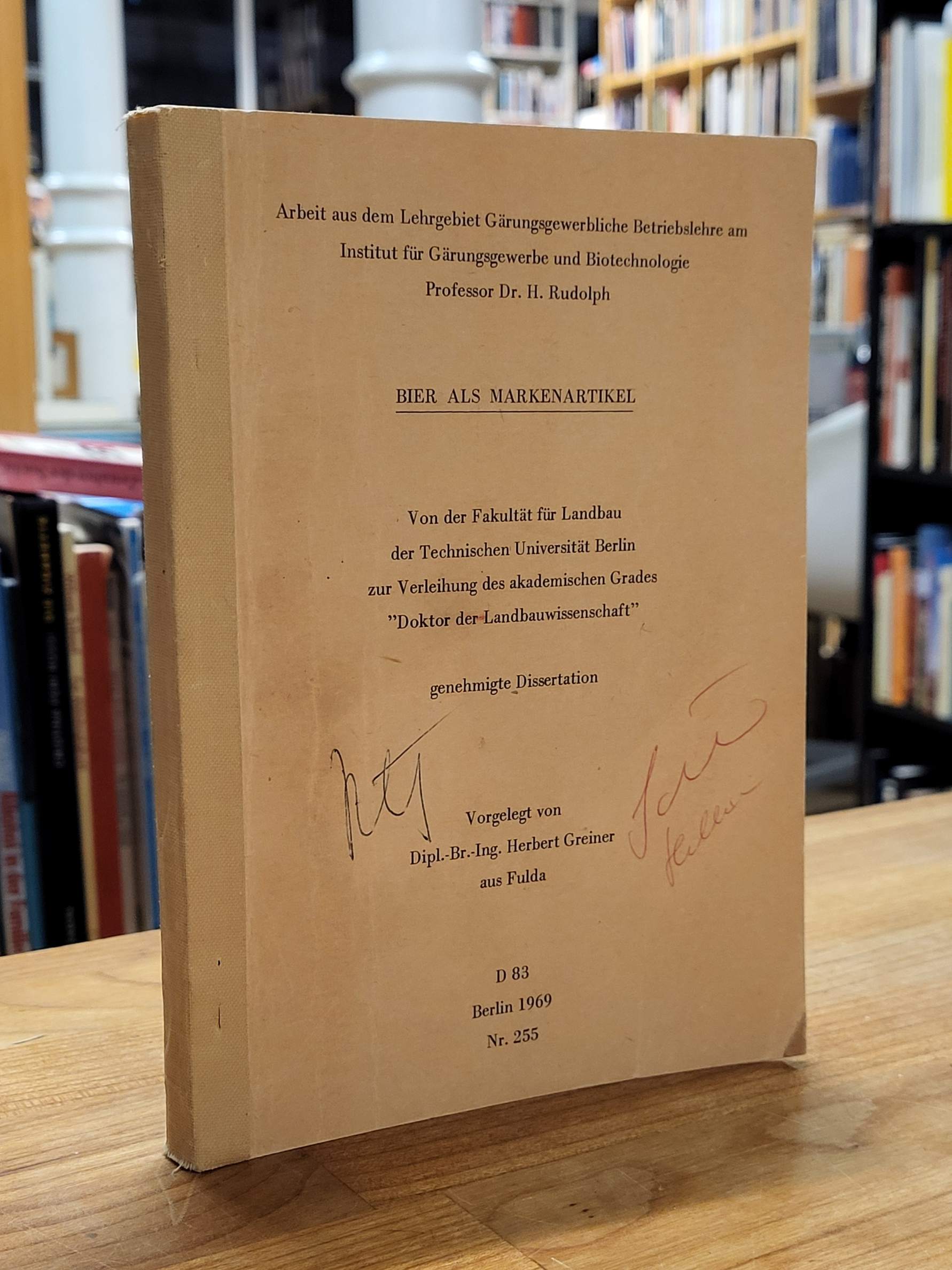 Greiner, Bier als Markenartikel, Greiner, Bier als Markenartikel,