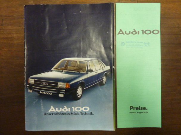 Audi AG, Audi 100 – Unser schönstes Stück Technik, mit der beiliegen Audi AG, Audi 100 – Unser schönstes Stück Technik, mit der beiliegen