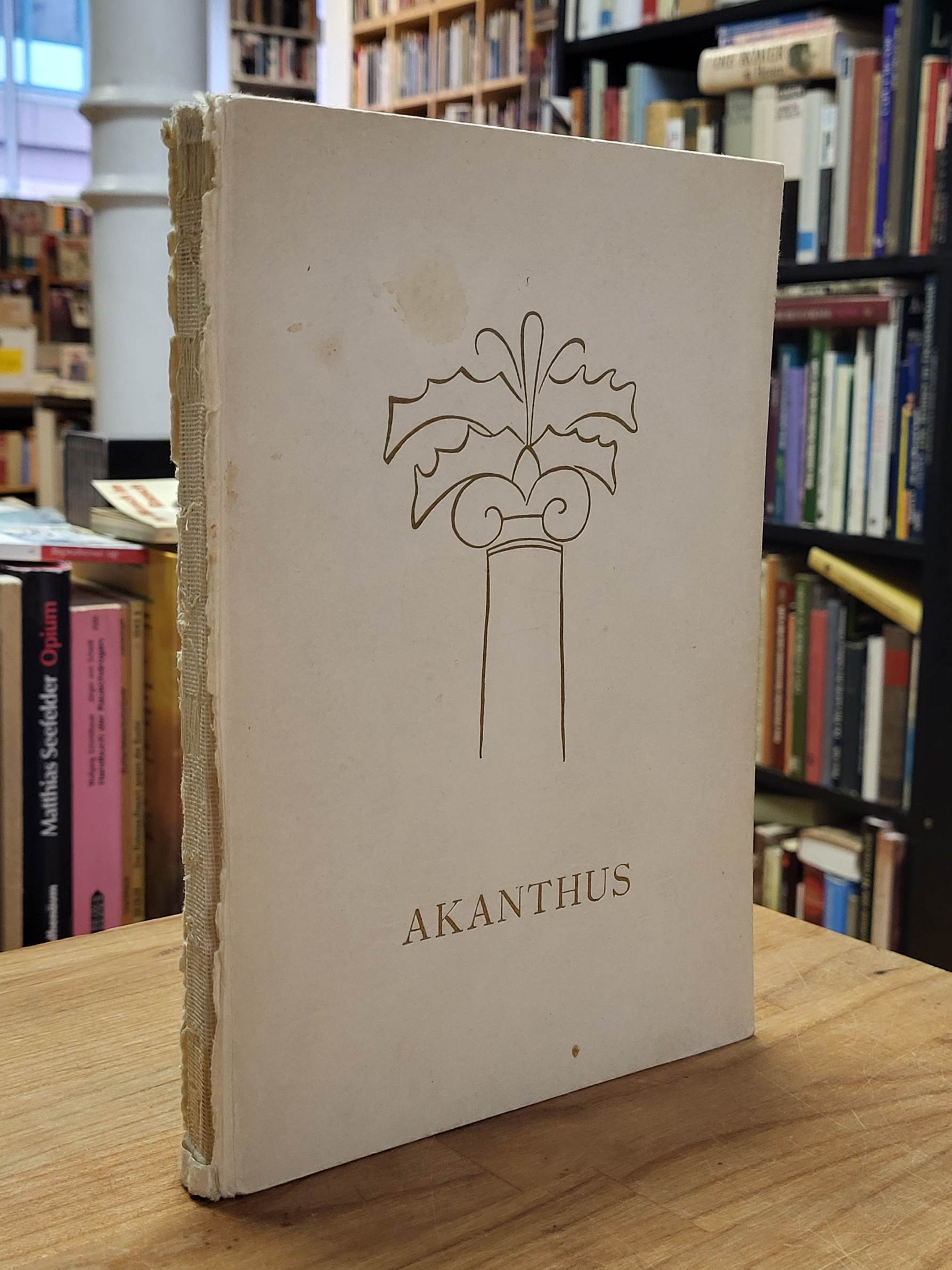 Kempter, Akanthus – Die Entstehung eines Ornamentmotivs, Kempter, Akanthus – Die Entstehung eines Ornamentmotivs,