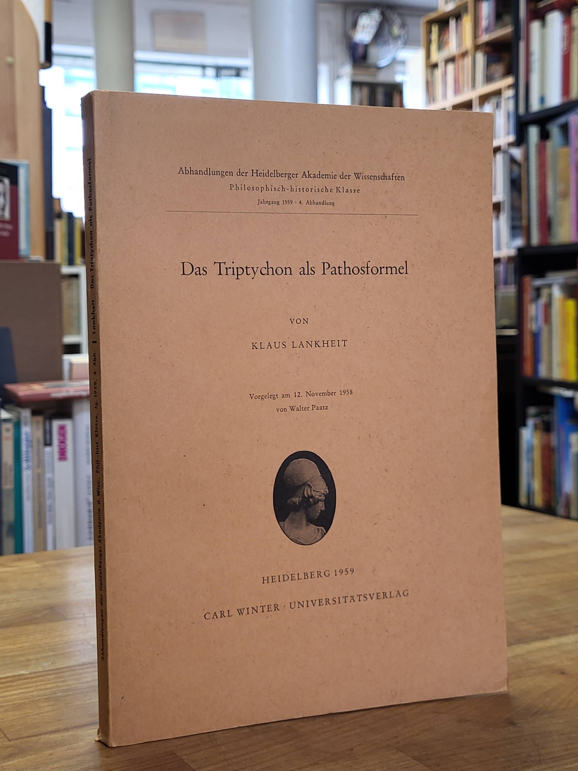 Das Triptychon als Pathosformel, Das Triptychon als Pathosformel,