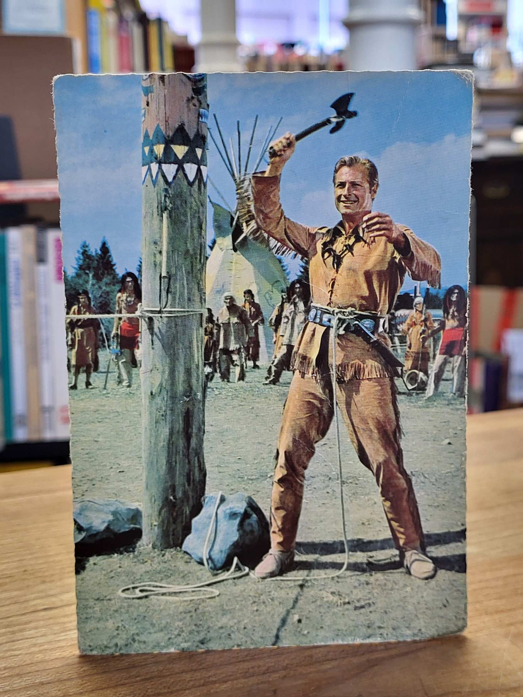 Barker, Postkarte – Lex Barker – Schatz im Silbersee, Barker, Postkarte – Lex Barker – Schatz im Silbersee,