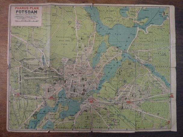 Stadtplan / Potsdam, Pharus-Plan Potsdam [Mit Verzeichnis der Strassen, Brücken