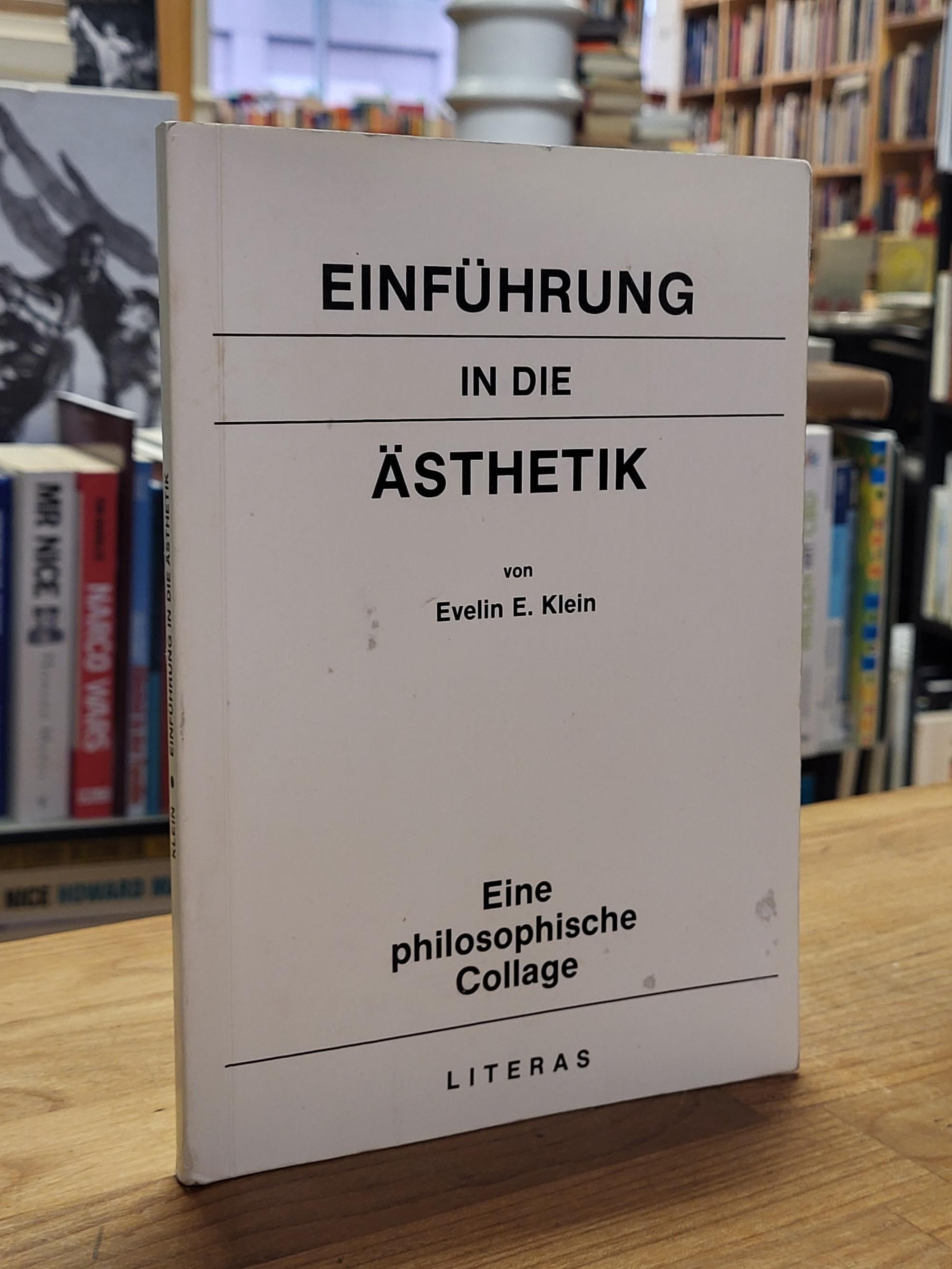 Klein, Einführung in die Ästhetik – Eine philosophische Collage, Klein, Einführung in die Ästhetik – Eine philosophische Collage,