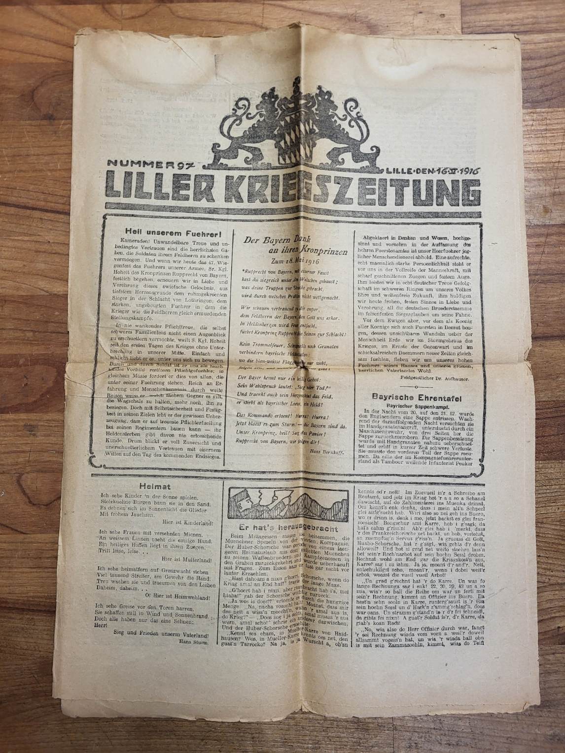Höcker, Liller Kriegszeitung 97 Höcker, Liller Kriegszeitung 97
