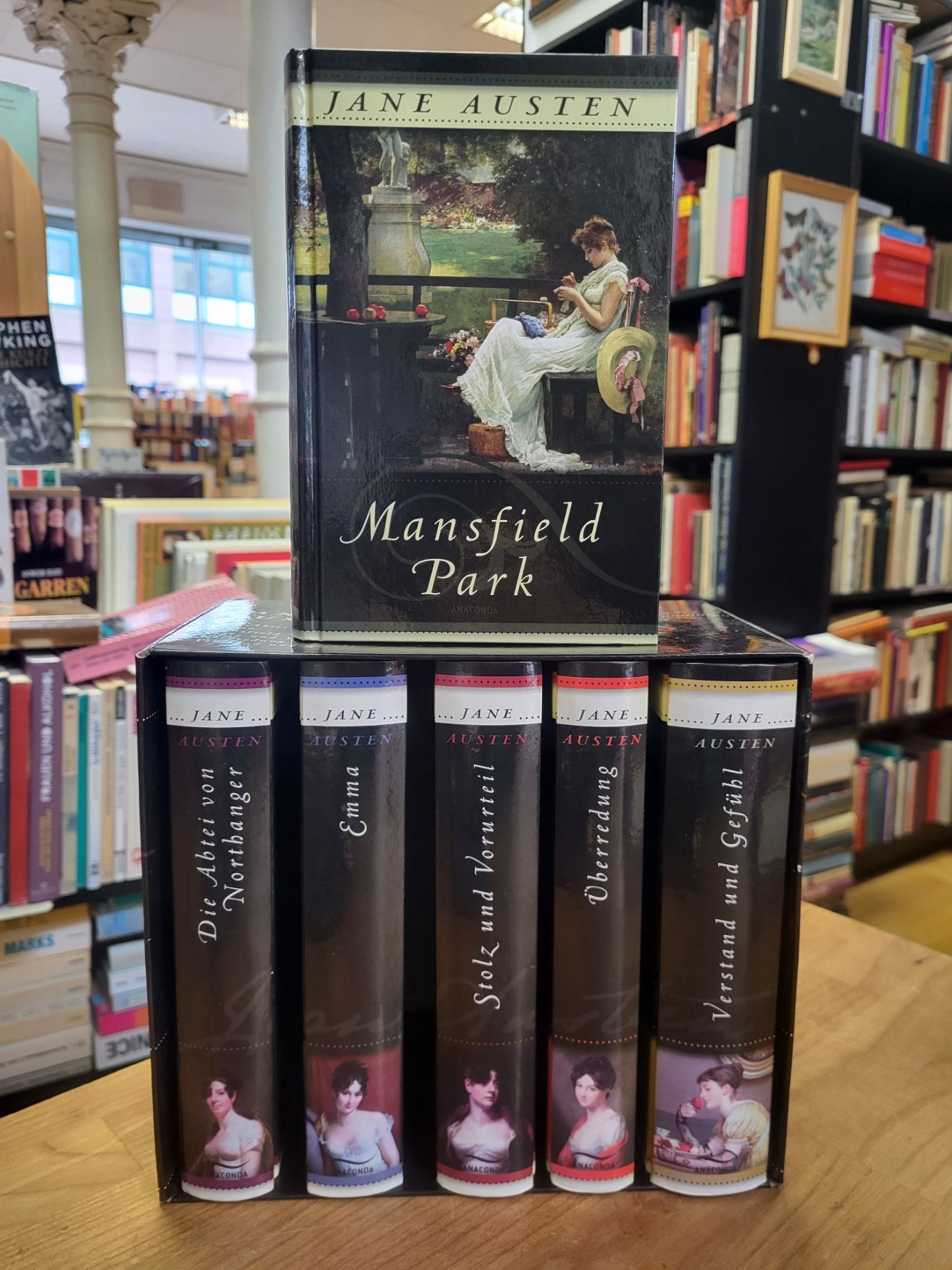 Austen, Jane Austen – die großen Romane – [sechs Bände in Kassette]: Die Abteil