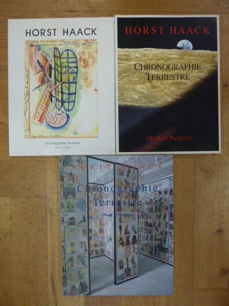 Haack, Chronographie Terrestre (Work in Progress), 3 Kataloge 1985-2002,