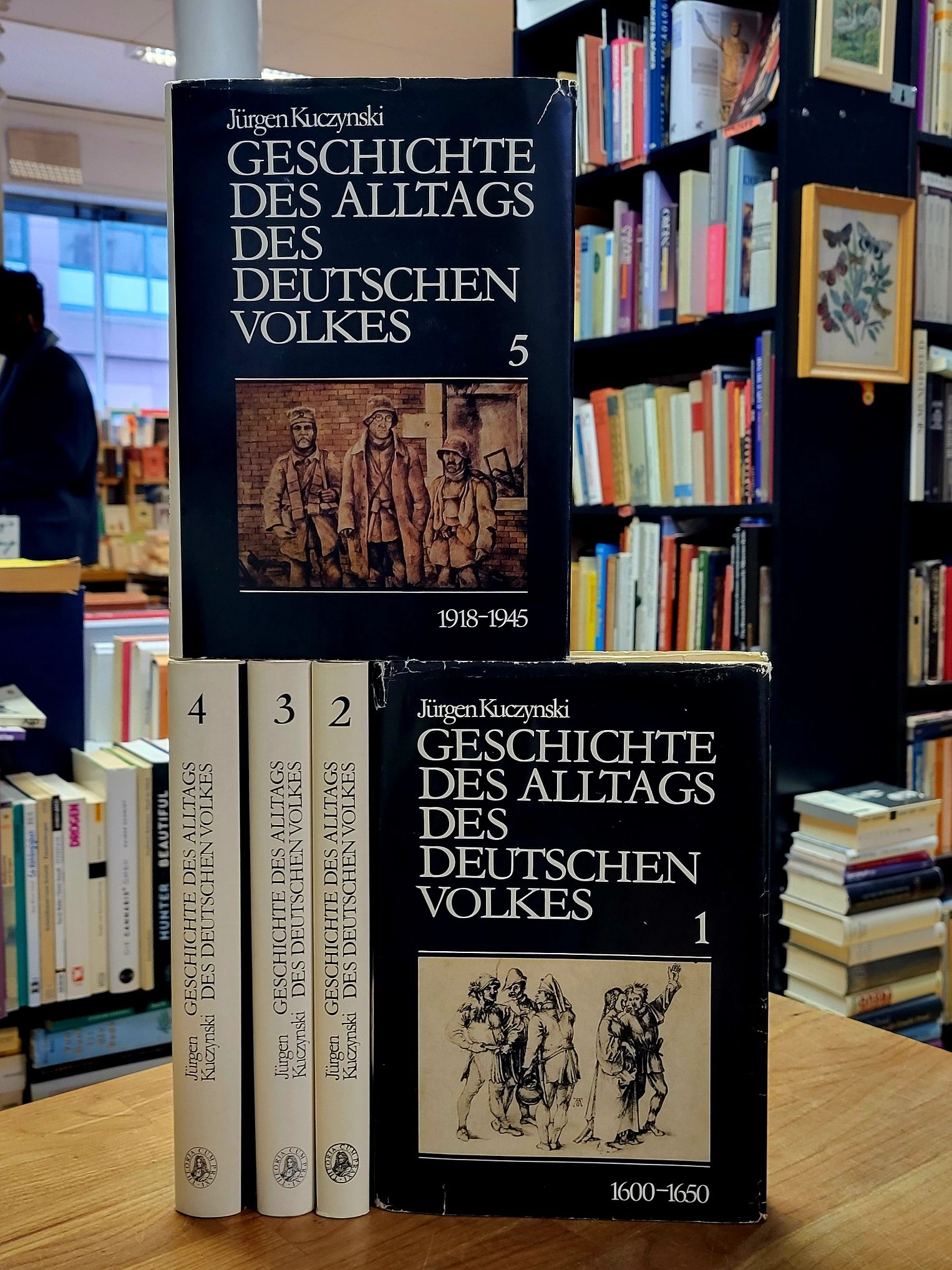 Kuczynski, Geschichte des Alltags des deutschen Volkes – Studien – (in fünf Bänd Kuczynski, Geschichte des Alltags des deutschen Volkes – Studien – (in fünf Bänd