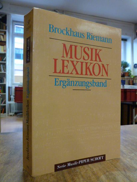 Brockhaus Riemann Musiklexikon – Ergänzungsband A – Z, Brockhaus Riemann Musiklexikon – Ergänzungsband A – Z,