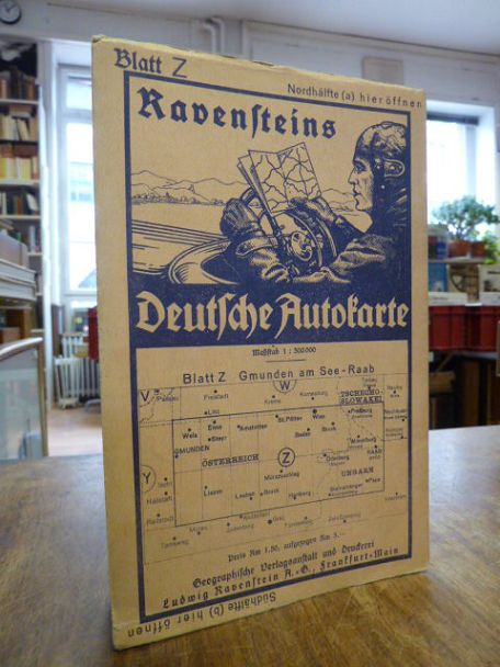 Ravenstein, Ravensteins deutsche Autokarte, Blatt Z: Gmunden am See – Raab,