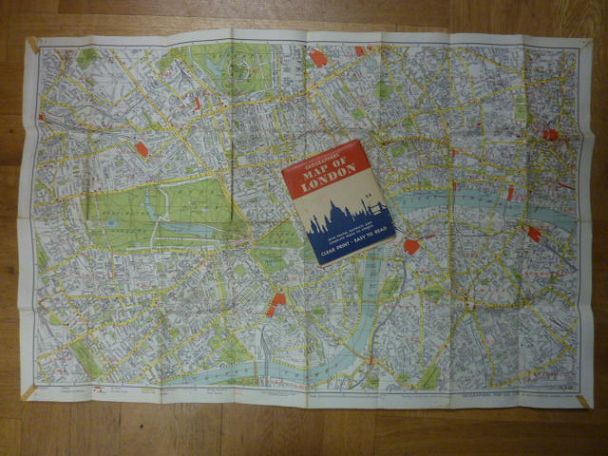 London, Geographers’ Six Inch Map of Central London [with Postal Districts and C