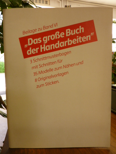 Stegemann, Beilage zu Band VI – Das große Buch der Handarbeiten (3 Schnittmuste Stegemann, Beilage zu Band VI – Das große Buch der Handarbeiten (3 Schnittmuste
