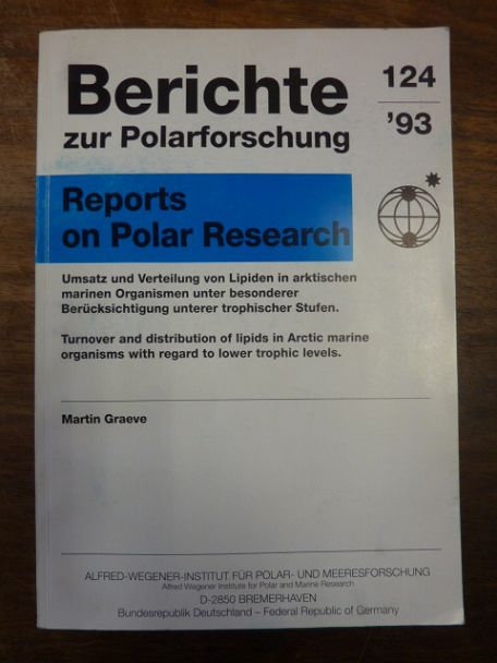 Graeve, Berichte zur Polarforschung = Reports on Polar Rese
