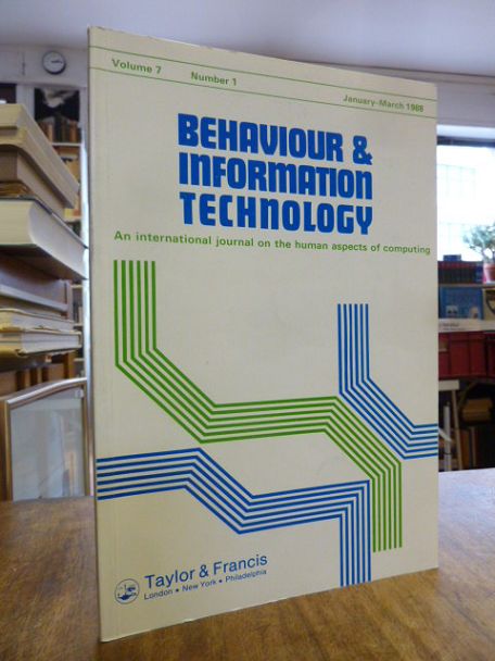 Behaviour & Information Technology – An International Journal on the Human Aspec