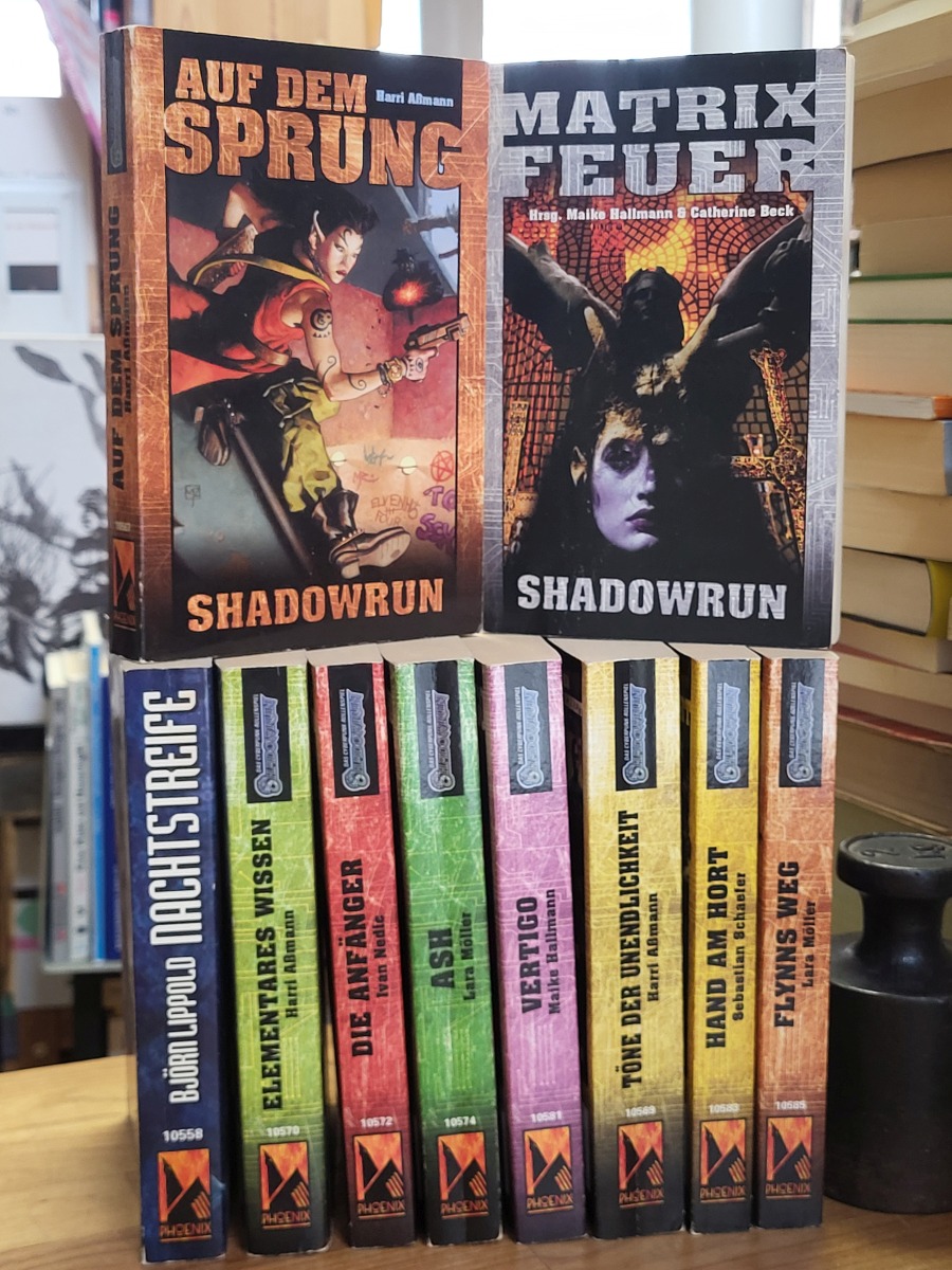 Aßmann, Shadowrun – Konvolut von 10 Bänden, Aßmann, Shadowrun – Konvolut von 10 Bänden,