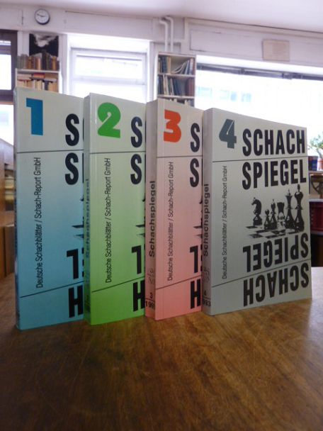 Schachspiegel, Band 1, 2, 3 und 4, 4 Bände (= alles), Schachspiegel, Band 1, 2, 3 und 4, 4 Bände (= alles),