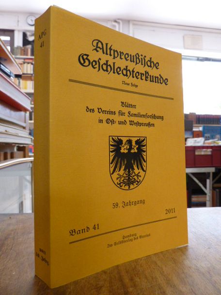 Verein für Familienforschung in Ost- und Westpreußen (Hrsg.), Altpreußische Gesc Verein für Familienforschung in Ost- und Westpreußen (Hrsg.), Altpreußische Gesc