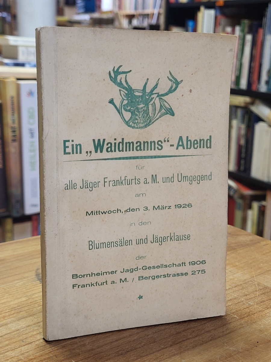 Horridoh! Jäger-Kommersbuch, Horridoh! Jäger-Kommersbuch,