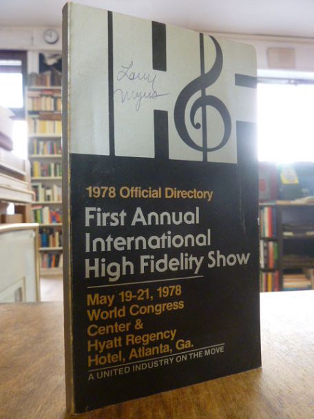 Braun, First Annual International High Fidelity Show 1978 – Official Directory,