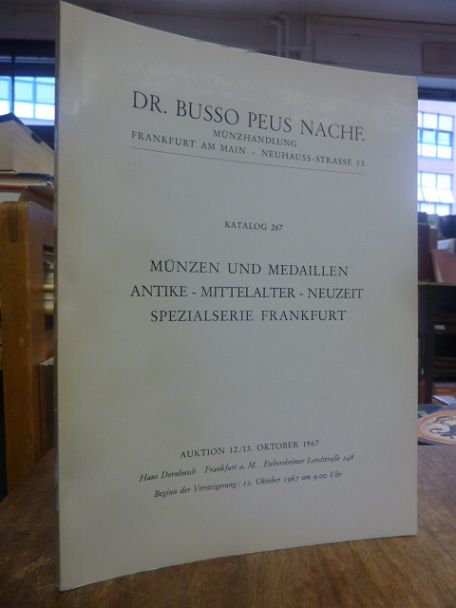 Münzhandlung Dr. Busso Peus Nachf., Katalog 267: Münzen und Medaillen, Antike, M Münzhandlung Dr. Busso Peus Nachf., Katalog 267: Münzen und Medaillen, Antike, M