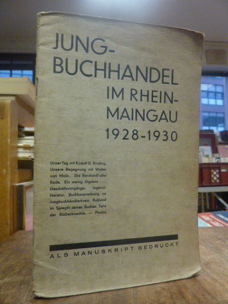 Jungbuchhandel im Rhein-Maingau 1928 – 1930,