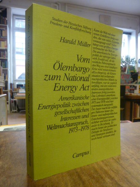Müller, Vom Ölembargo zum National Energy Act – Amerikanische Energiepolitik zwi