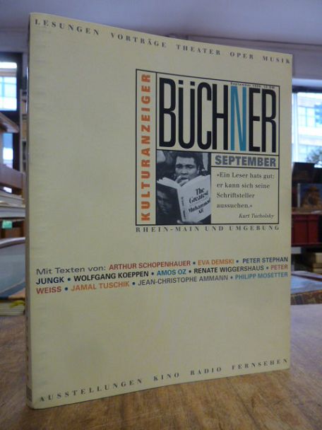 Büchner – Literatur, Kunst, Kultur. Mit dem Kulturprogramm für Rhein-Main, Septe Büchner – Literatur, Kunst, Kultur. Mit dem Kulturprogramm für Rhein-Main, Septe