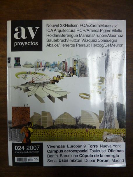 Fernandez-Galiano, AV Proyectos 24: viviendas: Torre, Campus aerospacial, Oficin