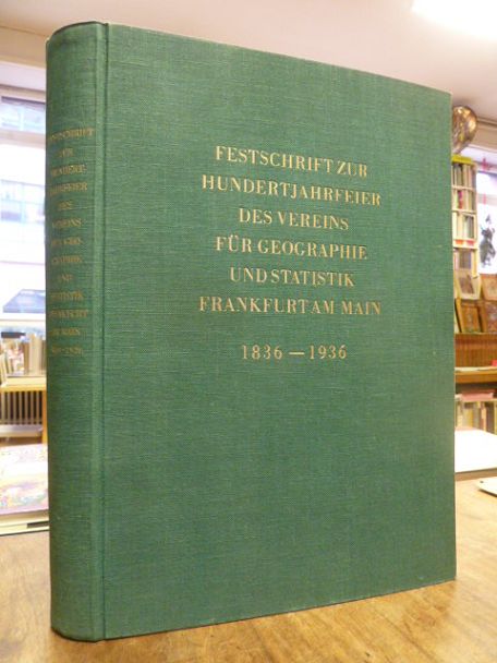 Hartke, Festschrift zur Hundertjahrfeier des Vereins für Geographie und Statisti Hartke, Festschrift zur Hundertjahrfeier des Vereins für Geographie und Statisti