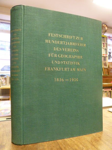 Hartke, Festschrift zur Hundertjahrfeier des Vereins für Geographie und Statisti