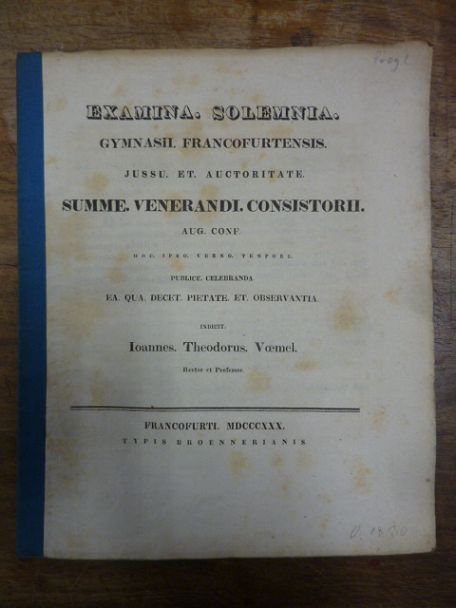 Voemel, Quaeritur, num duo loci Demosthenici de Decatarchia et Tetrarchiis a Phi