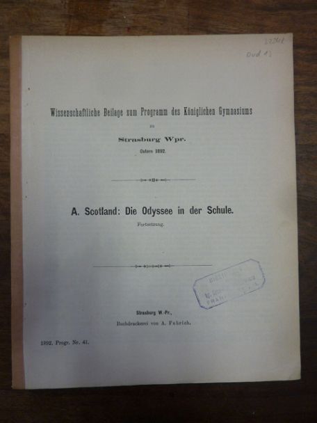 Homer / Scotland, Die Odyssee in der Schule – Fortsetzung [= 3. Teil],