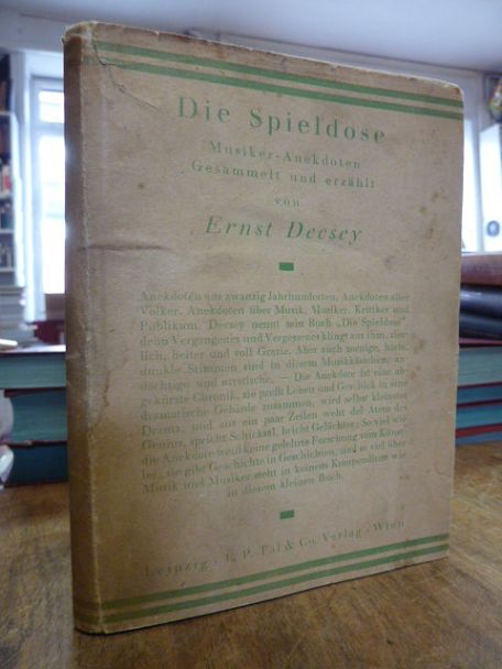 Decsey, Die Spieldose – Musiker-Anekdoten,