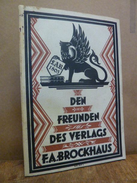 F. A. Brockhaus Den Freunden des Verlags F. A. Brockhaus, Fünfte (5.) Folge: 192