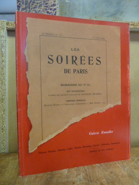 Galerie Knoedler / Andre Billy (Text), Les soirées de Paris – Jeuness de l’art m Galerie Knoedler / Andre Billy (Text), Les soirées de Paris – Jeuness de l’art m