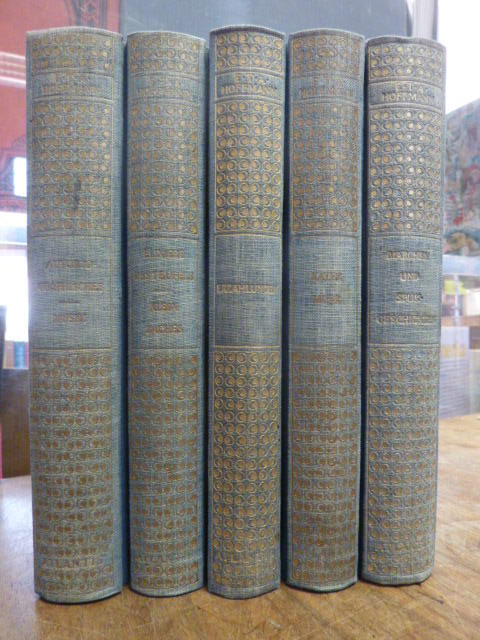 Hoffmann, Werke [in fünf Bänden], 5 Bände (= alles),