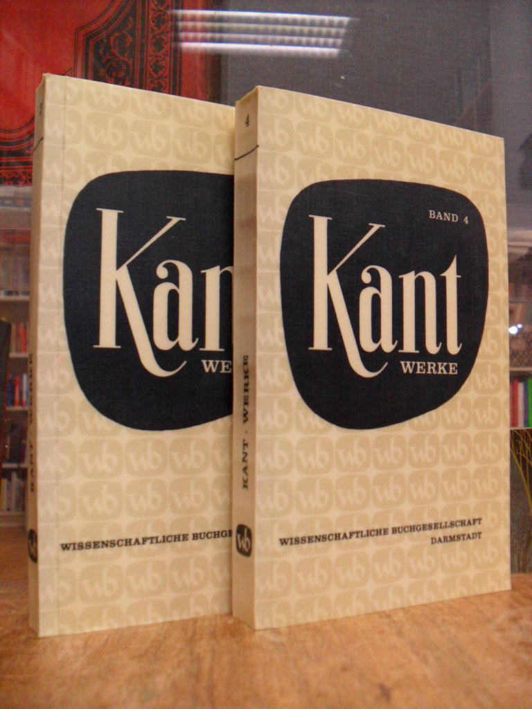 Kant, Werke in zehn Bänden, Band 3 und 4: Kritik der reinen Vernunft, 2 Bände,