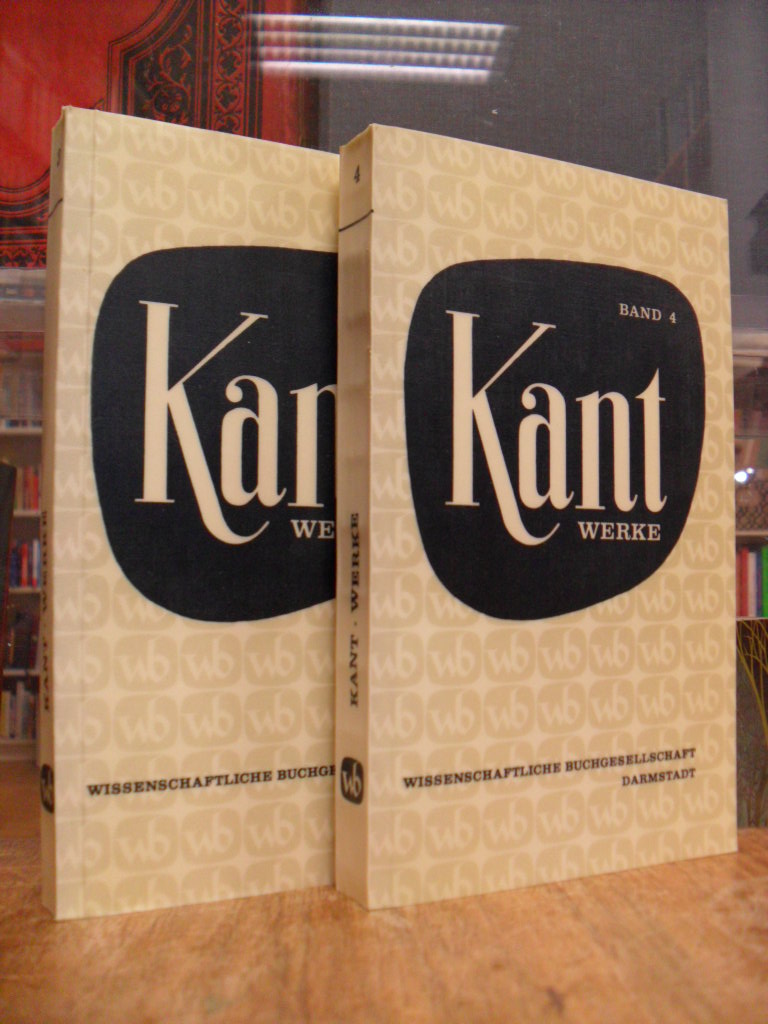 Kant, Werke in zehn Bänden, Band 3 und 4: Kritik der reinen Vernunft, 2 Bände, Kant, Werke in zehn Bänden, Band 3 und 4: Kritik der reinen Vernunft, 2 Bände,